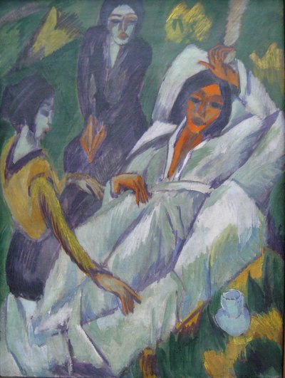 Women Having Tea by Ernst Ludwig Kirchner